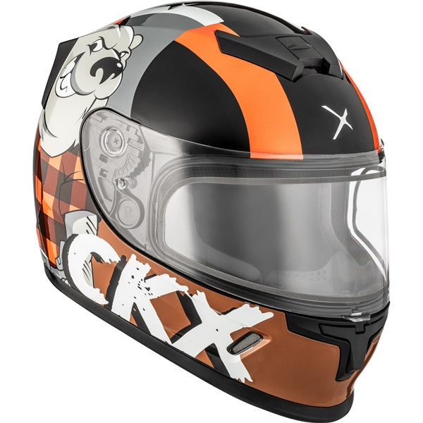 Full Face Snowmobile Helmet RR24Y Lumberjack Junior