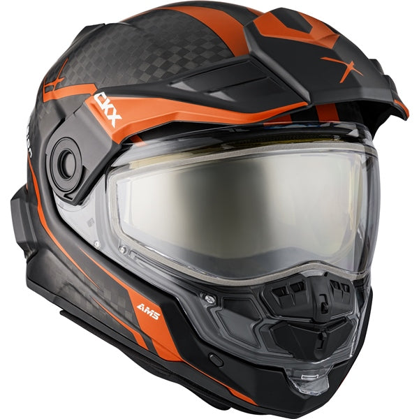 Full Face Snowmobile Helmet Mission Carbon Fury