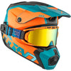 Casque Titan AMS Nunavut - Lunettes Apex Incluse  Orange Bleu, côté droit