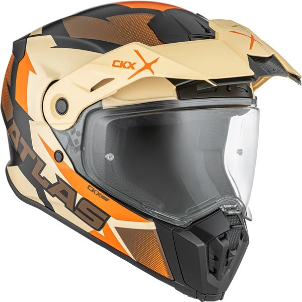 Casque Aventure Atlas Dust Orange, côté droit