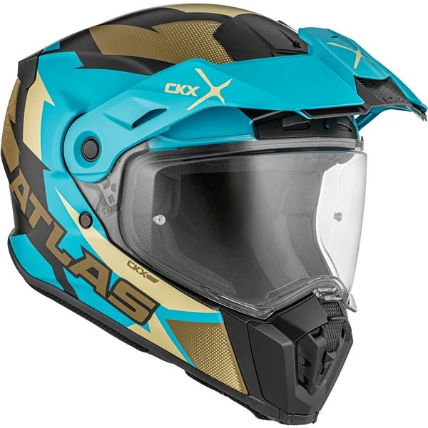 Casque Aventure Atlas Dust Bleu, côté droit