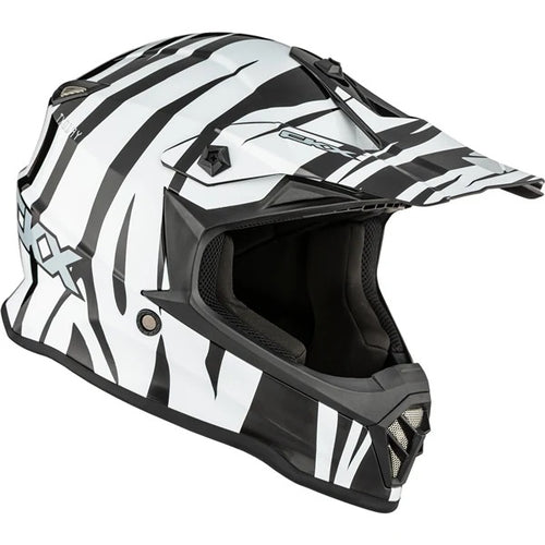 Casque TX019Y Zoo Junior Blanc, côté droit