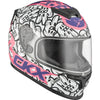 Casque Intégral de Moto RR24Y Peace Junior multicolore, côté droit