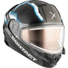Casque Intégral de Motoneige Contact Onyx Noir incliné de face