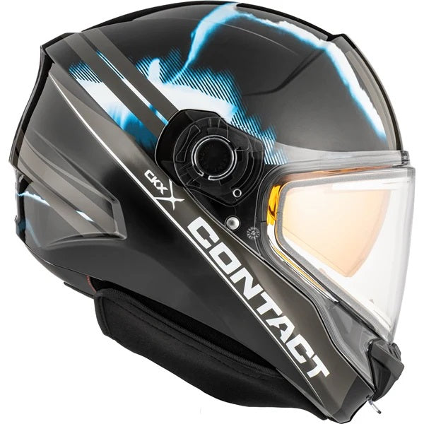 Casque Intégral de Motoneige Contact Onyx Noir de gauche