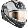 Casque Intégral de Motoneige Contact Onyx Blanc incliné de face