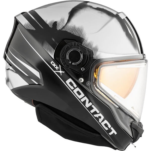 Casque Intégral de Motoneige Contact Onyx Blanc de gauche