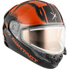 Casque Intégral de Motoneige Contact Onyx Rouge incliné de face