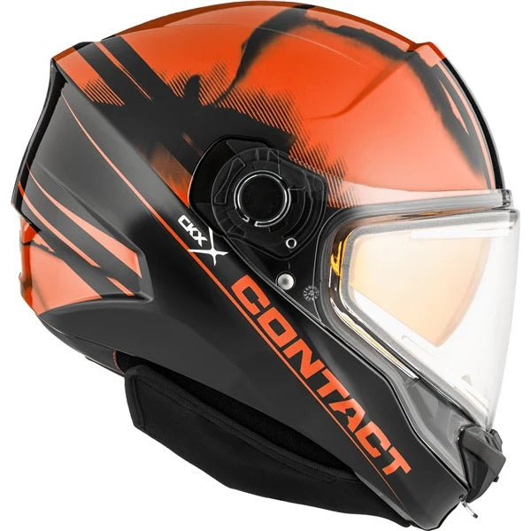 Casque Intégral de Motoneige Contact Onyx Rouge de gauche