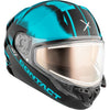 Casque Intégral de Motoneige Contact Onyx Bleu incliné de face