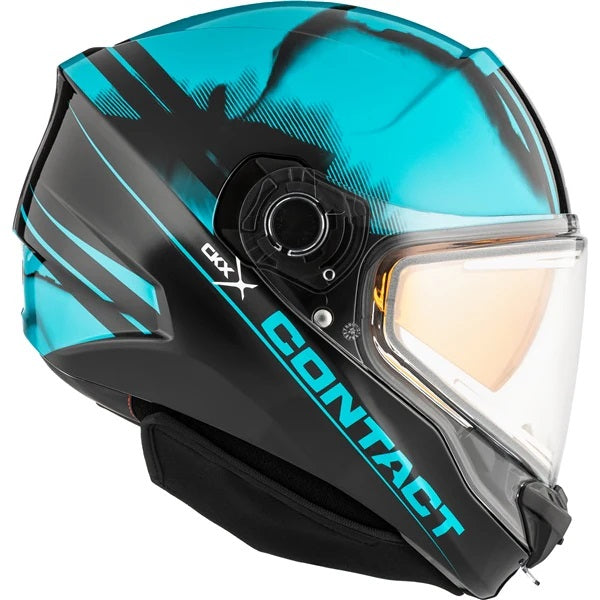 Casque Intégral de Motoneige Contact Onyx Bleu de gauche