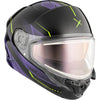 Casque Intégral de Motoneige Contact Artik Édition Limitée Mauve/Noir de face