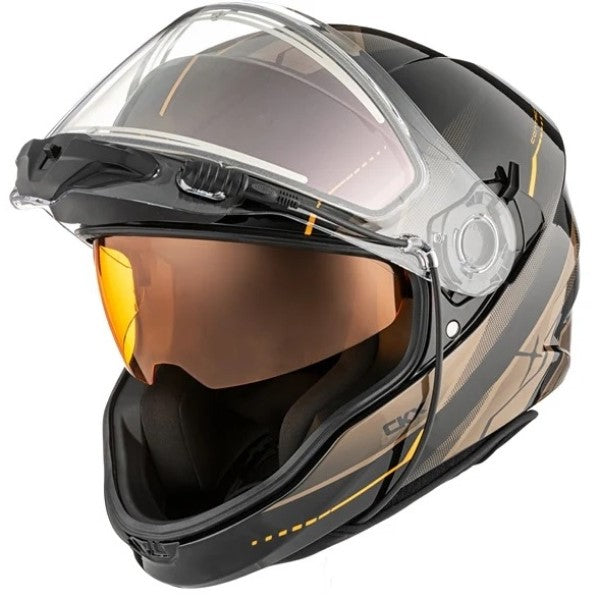 Casque Intégral de Motoneige Contact Artik Noir/Brun de droite
