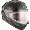 Casque Intégral de Motoneige Contact Artik Noir/Brun de face