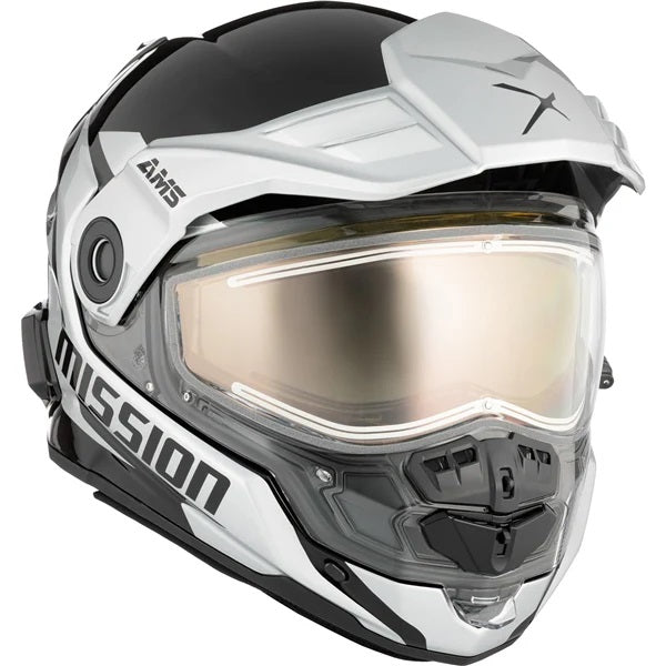 Casque Intégral de Motoneige Mission Alaska Argent, côté droit