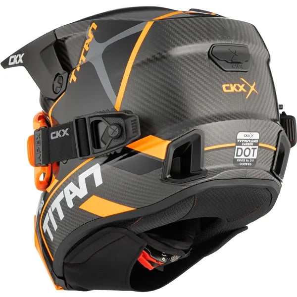 Casque Titan AMS Conrod Orange, Dos
