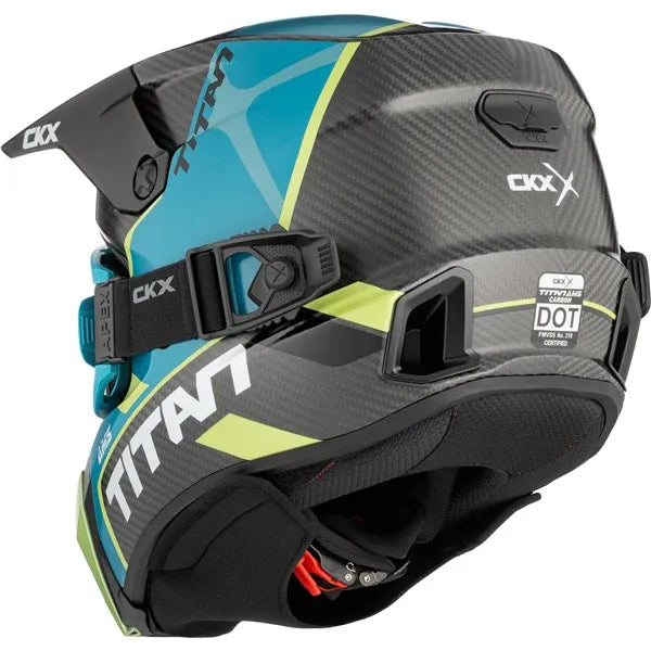 Casque Titan AMS Conrod Vert, de dos