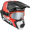 Casque Titan AMS Conrod Rouge, de côté