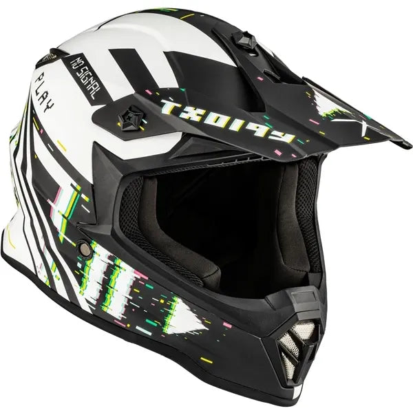 Casque TX019Y Error Junior Blanc, côté droit