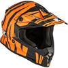 Casque TX019Y Zoo Junior Orange/Noir, de côté