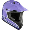 Casque de Motocross TX228 Energy Mauve, de côté
