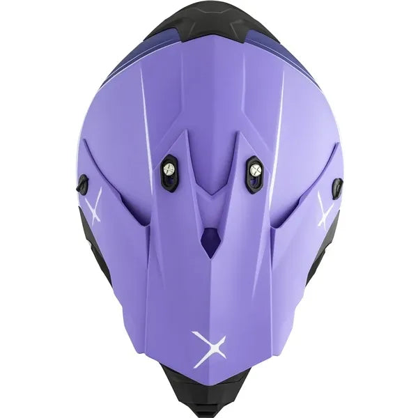 Casque de Motocross TX228 Energy Mauve, dessus