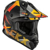 Casque Hors-Route TX228 Lord Noir/Orange, de côté