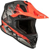 Casque Hors-Route TX319 Jagged Rouge, côté droit