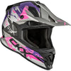 Casque Hors-Route TX319 Jagged Mauve, de côté