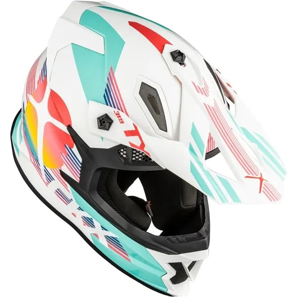 Casque Hors-Route TX319 Galactic Blanc, Dessus