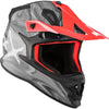 Casque TX319 Gris/Rouge