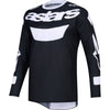 Chandail de Motocross Racer Air Riway Noir/Blanc de face