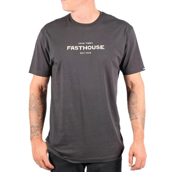 T-Shirt Anchor/Fasthouse/gris de face