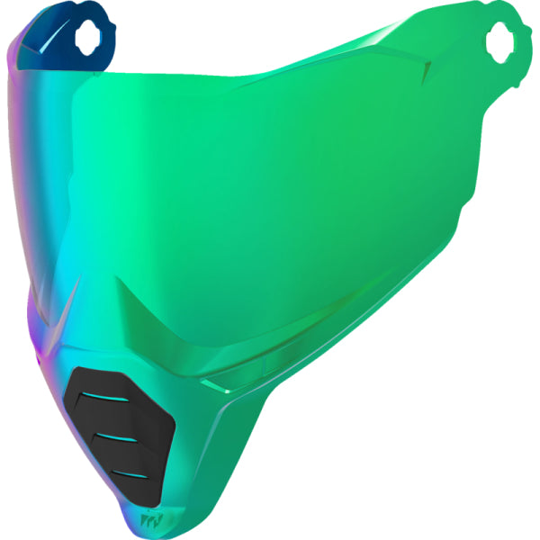 Visière de Moto Ultraflite™ Miroir Vert Icon, Vue 3/4