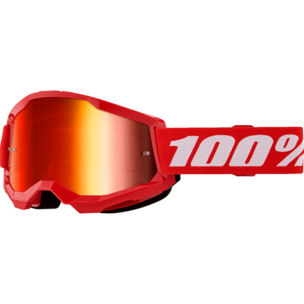 Lunettes de Motocross Strata 2 Lentille Miroir Rouge