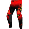 Pantalon de Motocross Revo Rouge/Noir de devant