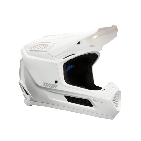 Casque de Motocross Fleet Blackout Thor Noir brillant, arrière 