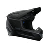 Casque de Motocross Fleet Blackout Junior Noir Mat, vue 3/4