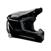 Casque de Motocross Fleet Blackout Junior Noir brillant, vue 3/4