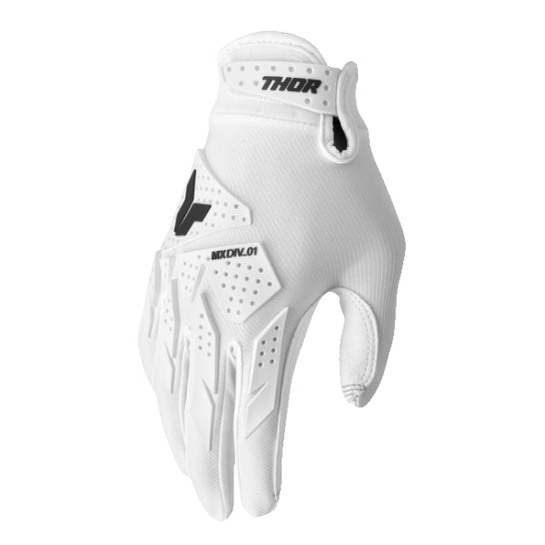 Gants de Motocros Launchmode XP Blanc