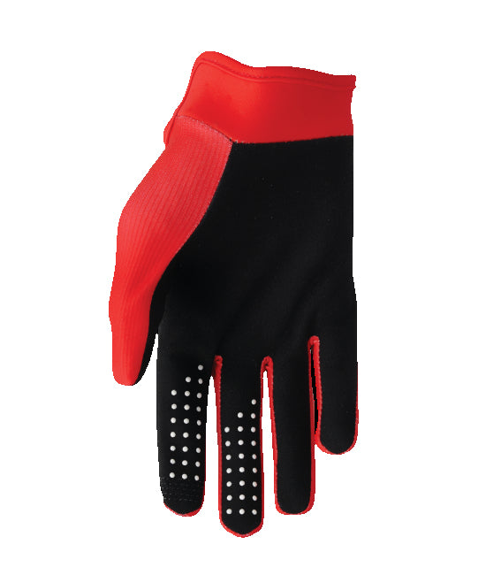 Gants de Motocross Launchmode XP Rouge, Paume