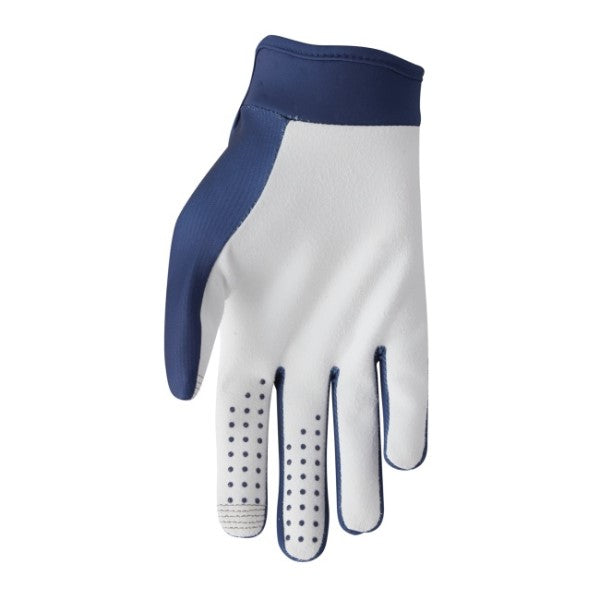 Gants de Motocross Launchmode Bleu Foncé, Paume