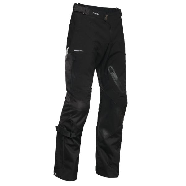 Pantalon de Motocross Range Thor noir, de face