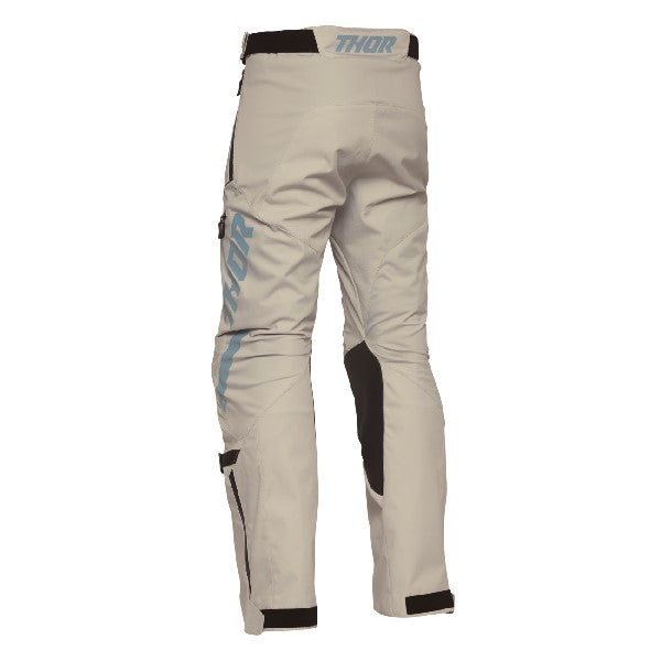Pantalon de Motocross Terrain Over The Boot sable, de dos