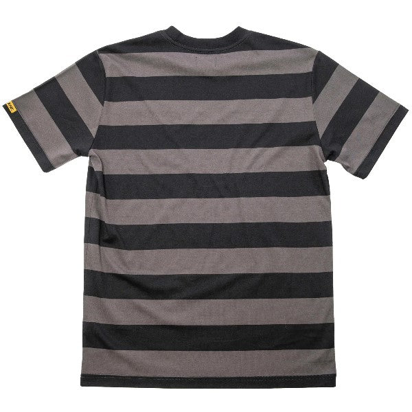 T-Shirt Rufus Yarn Dye/fasthouse/noir et gris de dos