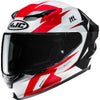 Casque Intégral de Moto i11 Instant Blanc/Rouge, de face