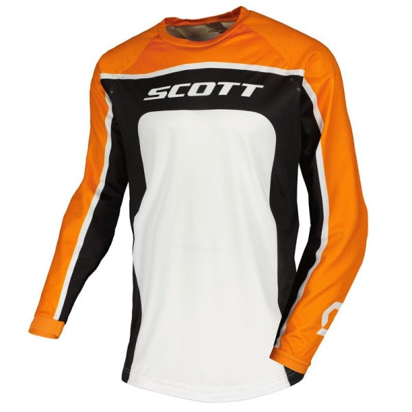 Chandail de Motocross 350 Track Evo Scott noir et orange