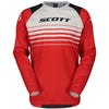 Chandail de Motocross Evo Swap Scott noir blanc et rouge, de face