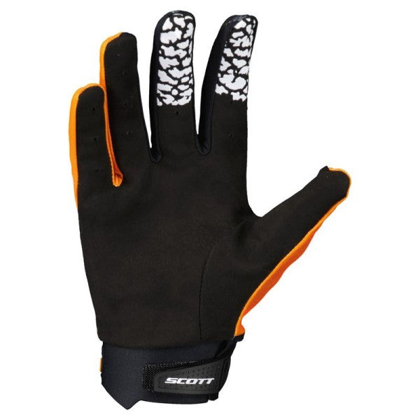 Gants de Motocross Evo Track Scott noir et orange, paume
