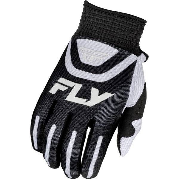 Gants de Motocross F-16 Noir/Blanc de l'extérieur